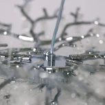 Подвесная люстра MW-Light Лайма 467013510 (220V, хрусталь, на тросе, ветки)