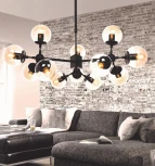 Потолочная люстра Lumina Deco Zodiak LDP 160-12 BK