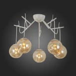 Потолочная люстра Evoluce Calletta SLE110202-05 (220V, шарики, молекулы)