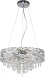 Подвесная люстра Lussole LSP-8894 (220V, хрусталь, на тросе, круглые)