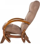 Кресло-качалка маятник Мэтисон ткань орех, каркас вишня от фабрики Mebelik