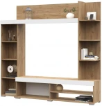 Готовая гостиная Woodville Касэль софт вайт / дуб крафт золото 547796