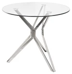 Стеклянный стол M-City RIGA прозрачный