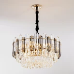 Подвесная люстра хрустальная Modelux MODELUX ML.9006.12 GD-SM