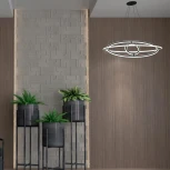 Светильник подвесной Novotech Ondo 359181, диммируемый, в комплекте пульт ДУ IP20 LED 4000К 127W 220V OVER