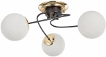Потолочная люстра Arte Milano Neapolis-76408 276408/3 BK/GD (220V, шар)