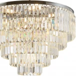 Подвесная люстра Divinare Nova 3001/02 LM-13 (220V, хрусталь, на цепи)