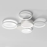 Потолочная люстра в виде колец Twine 5 Rings White ImperiumLoft Twine01 (204615-26) (LED, 220V)