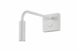 Бра на гибкой ножке для чтения iLedex Telescope 6411 WH (220V, выключатель)