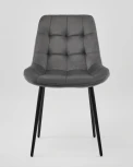 Стул MyFar Феникс темно-серый велюр (комплект 4 шт) MF1001-4