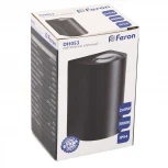 Архитектурная подсветка Feron Корфу 48477 DH053, 2*5W, 800Lm, 3000K, черный Бостон (LED, 220V, IP54)