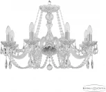 Подвесная люстра Bohemia 101 101/8/240 Ni (220V, подвески, на цепи, подсвечник, свеча)