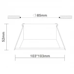Встраиваемый точечный светильник ST Luce Grosi ST207.518.01 (220V)