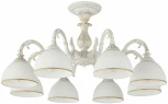 Потолочная люстра на штанге Arte Milano AM346410 346410/8 WT+G (220V)