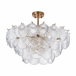 Потолочная люстра на штанге Arte Milano Rim 312008/D600 BS (220V, ракушка)