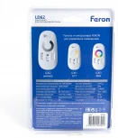 Контроллер диммер для светодиодной ленты с П/У белый, 12-24V, LD62 Feron 48029