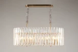 Подвесная люстра Aployt Verene APL.808.13.12 (220V, хрусталь, на цепи, свеча)