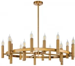 Потолочная люстра большая на штанге Leonardo 2156/05/20P Stilfort (220V, свеча)