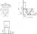 Унитаз-компакт VitrA Zentrum 9012B003-7202