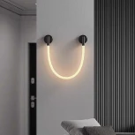 Настенный светильник с гибким неоном Lightera Tura LE103W-93BB STAINLESS (LED, 220V)