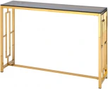 Консоль Stool Group БРУКЛИН 115*30 золото стекло smoke УТ000001496