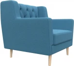 Кресло Брайтон Люкс (Голубой/Рогожка) Лига Диванов арт.125631