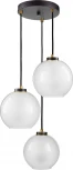 Подвесной светильник 33 ИДЕИ PND145.03.04.003.BL-S13WH (220V, на проводе, шарики, круглые)