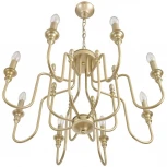 Подвесная люстра Lumion Suana 8318/8 шампань/металл E14 8*40W 220V (на цепи, подсвечник, свеча)