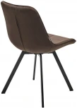 Стул CORN 360 град. поворот. G062-10 шоколадный, велюр/ черный каркас, М-City
