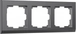 Рамка на 3 поста (графит матовый) Werkel W0031864 (a063117)