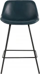 Стул полубарный Stool Group Деймон экокожа тёмно-синий УТ000036644
