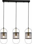 Подвесной светильник Via V000183 (10009/3P Black) (220V, на проводе, круглые)