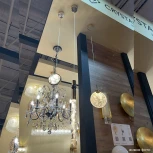 Подвесной светильник Crystal Lux CIELO SP5W LED GOLD (220V, на проводе)