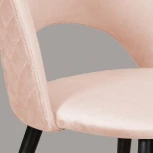 Стул Max ромб, бархат светло-бежевый 2 Top Concept custom 78024