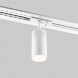 Трековый светильник однофазный белый 9W 4200K Elektrostandard Riffe 85512/01 (LED, 220V, круглые)