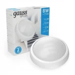 Настенно-потолочный светильник Gauss Eco 2.0 141411308 (LED, 220V, круглые, IP54)