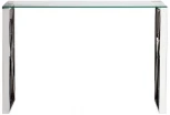 Консольный стол Garda Decor 47ED-CST008 (Серебро/Серебро,Прозрачный)