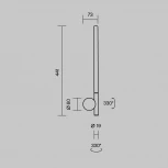 Настенный светильник Maytoni Rotera MOD432WL-L6B3K (LED, 220V)