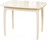 Стол М15 слоновая кость/стекло бежевое optiwhite Dikline 00-00060578