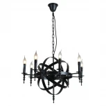 Подвесная люстра Lussole Loft Utica GRLSP-9300 (220V, на цепи, свеча, IP21)