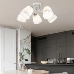 Потолочная люстра на штанге Arte Milano Napoli-0806 330806/5 WT+CR (220V)