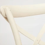 Стул CROSS (mod.CB2001) Белый (butter white) (дерево береза)