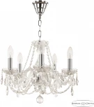 Подвесная люстра Bohemia 101 101/5/141 Ni (220V, подвески, на цепи, подсвечник, свеча)