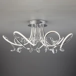 Потолочная люстра Eurosvet Irvine 90106/7 хром