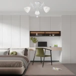 Потолочная люстра Arte Milano AM341900 341900/3 WT+SL (220V, подвески)