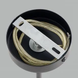 Потолочная люстра на штанге Lumion Melody 6581/6 черный, золотой/белый металл /стекло E14 6*40W 220V