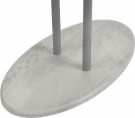 Вешалка костюмная Дэви 2 металлик/дуб дымчатый от фабрики Mebelik