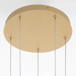 Подвесной светильник ярусный каскадный светодиодные Citilux Дуэт CL719052 (регулировка яркости, 220V, на проводе, кольцо)