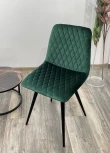 Стул CHILLI-X ЗЕЛЕНЫЙ #19, велюр / черный каркас 4 шт/ 1 к
