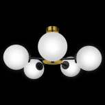 Потолочная люстра на штанге 33 Идеи CHN800S.05.17BL.PA-S01WH (220V, шарики)